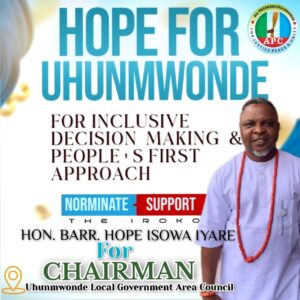 Hope Iyare: A Visionary Leader for a Brighter Tomorrow.